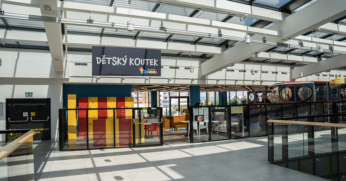 Dětský koutek v Galerii Šantovka